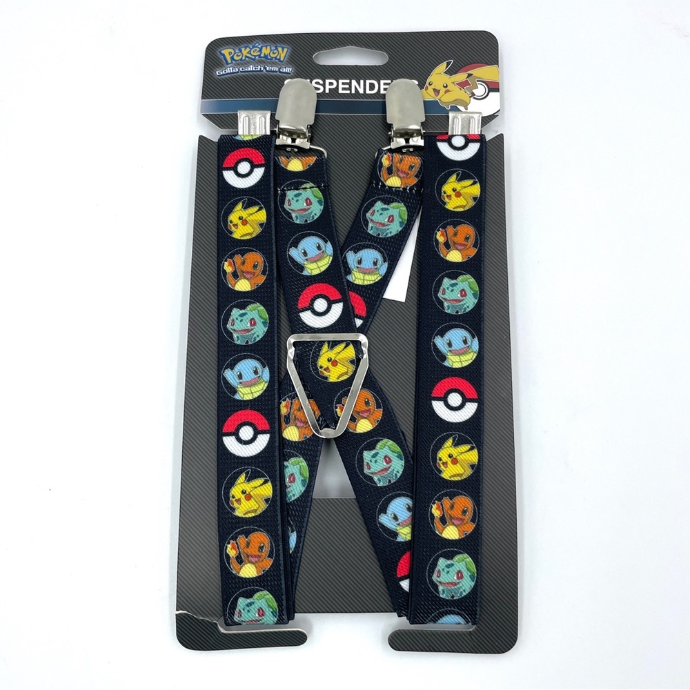 Buckle-Down Pokémon Suspenders One Size